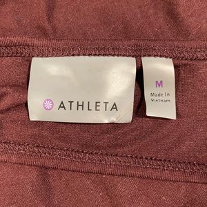 Athleta size Medium burgundy tank